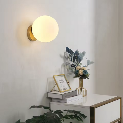 Applique Murale Boule en Verre – Auréil