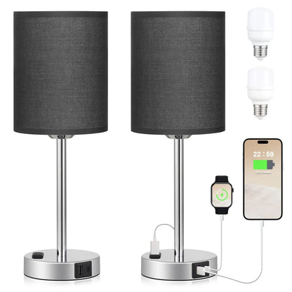 Lampe de chevet chargeur stylé
