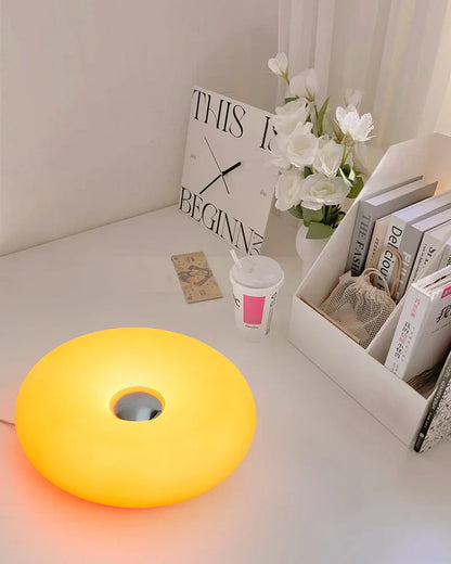 Bauhaus table lamp USB plug bedroom bedside lamp living room dining room decoration donut ambient light