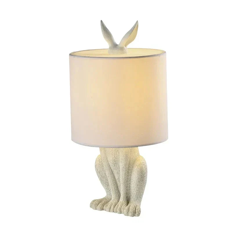 Lampe de chevet design Lapin Dorée