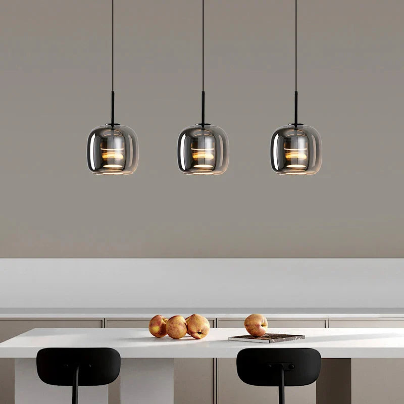 Suspension en Verre Fumé – Fumora