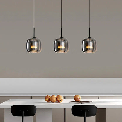 Suspension en Verre Fumé – Fumora
