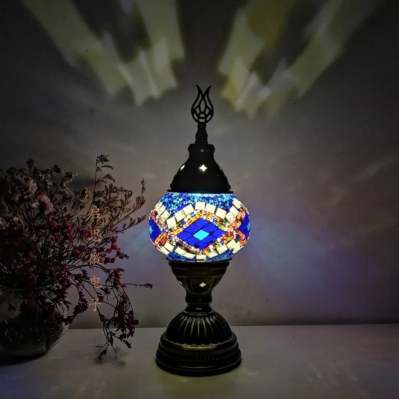 Lampe de chevet mosaique Turc