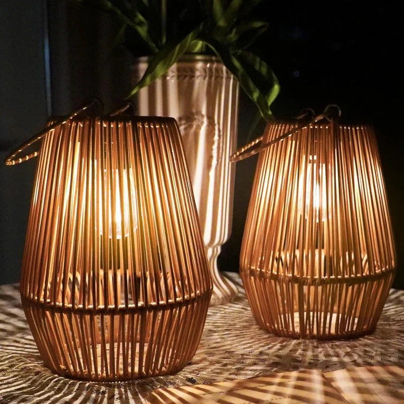 Lampe de chevet design lanterne solaire