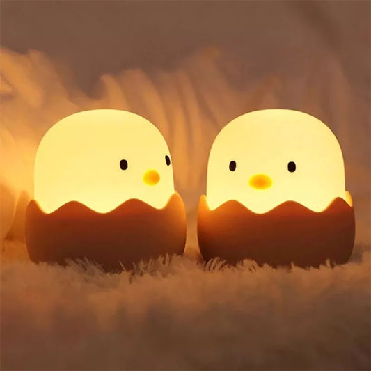 Children's egg bedside lamp
