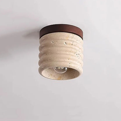 Plafonnier Design en Pierre Naturelle - Rivélis