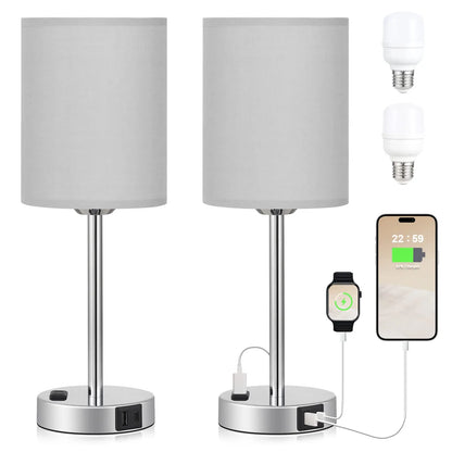 Lampe de chevet chargeur stylé