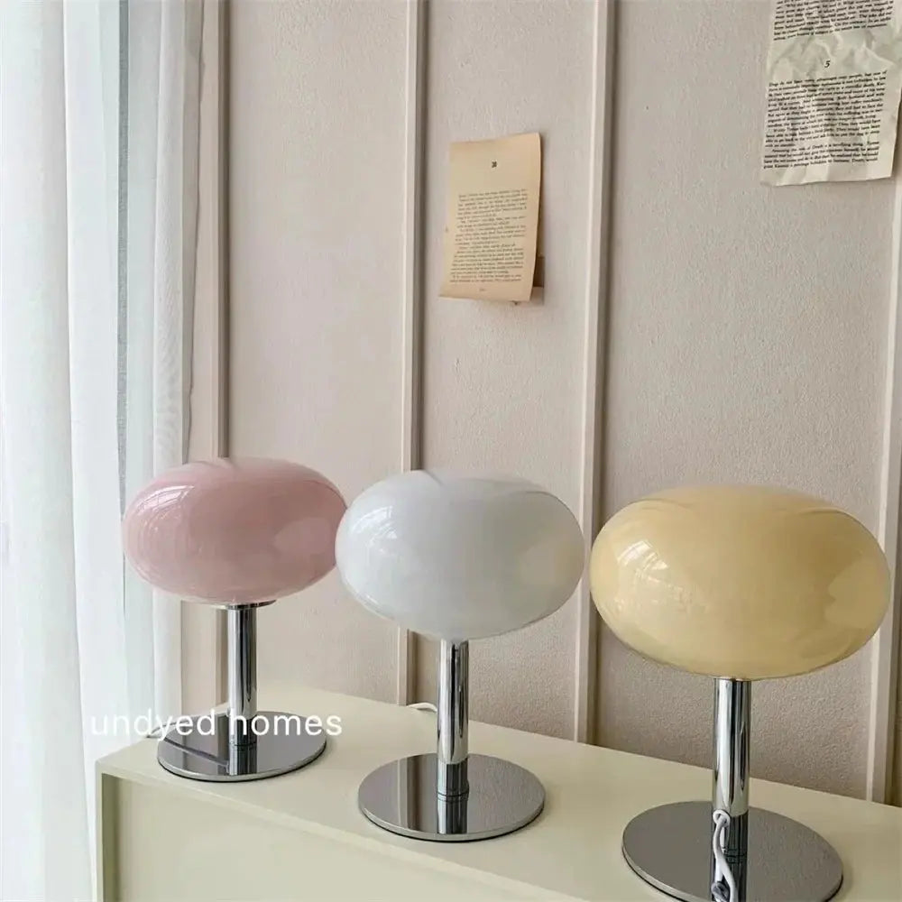 Lampe de chevet design en verre
