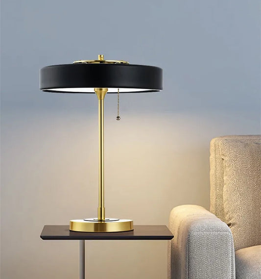 Lampe de chevet design Rotative en métal simple