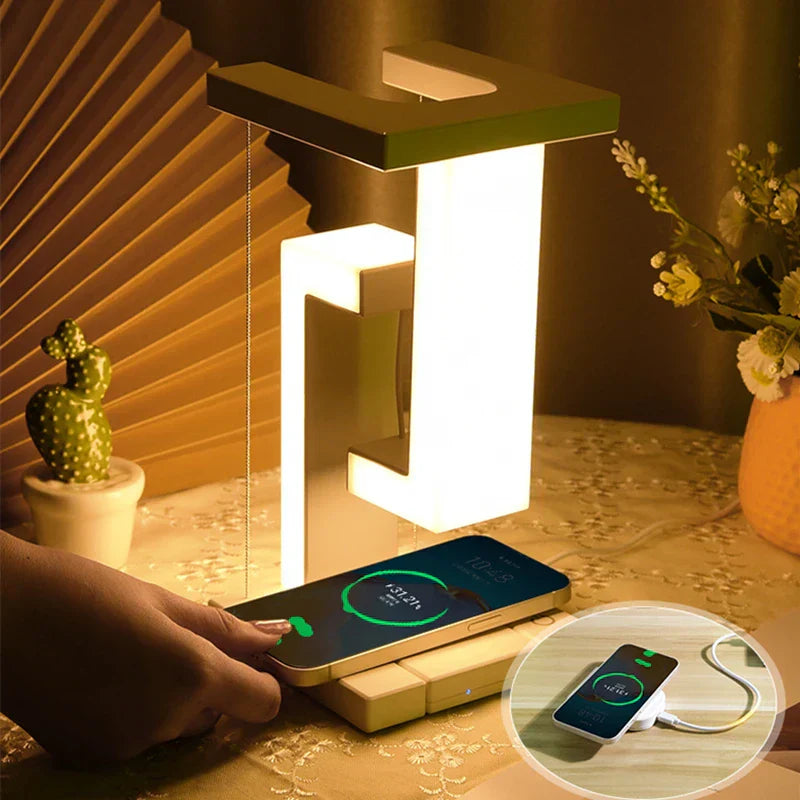 Lampe de chevet design flottant
