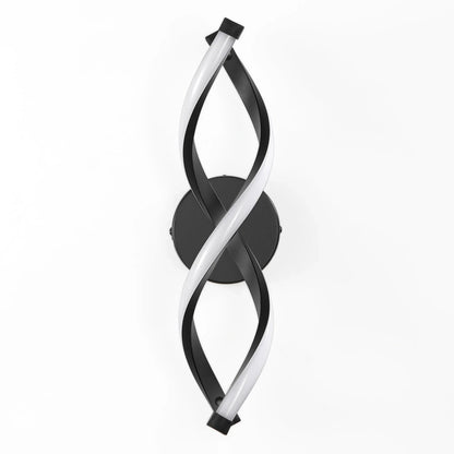 21/14/15W LED Wall Lights Modern Spiral Design Warm White Light Wall Sconce Lamp for Living Room Bedroom Hallway Stairs Indoor