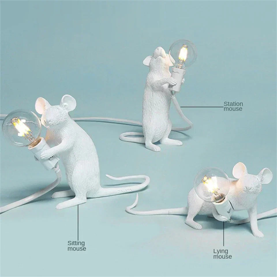Lampe de chevet design souris