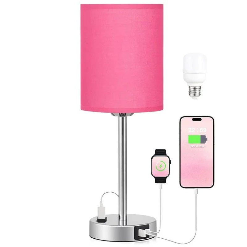 Lampe de chevet chargeur stylé