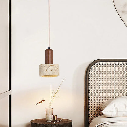 Lampe de Chevet Suspendue en Pierre Moderne