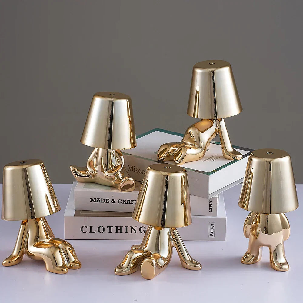 Lampe de chevet Design gold tactile