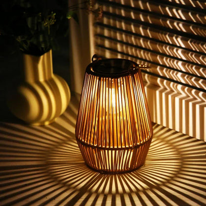 Lampe de chevet design lanterne solaire