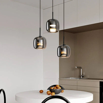 Suspension en Verre Fumé – Fumora