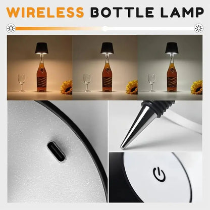 lampe de chevet pour bouteille whisky