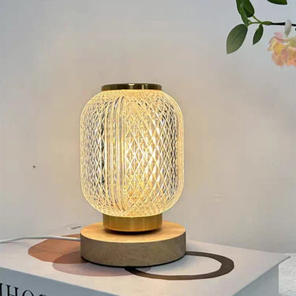 Lampe de chevet Luxe en cristal fil & Batterie
