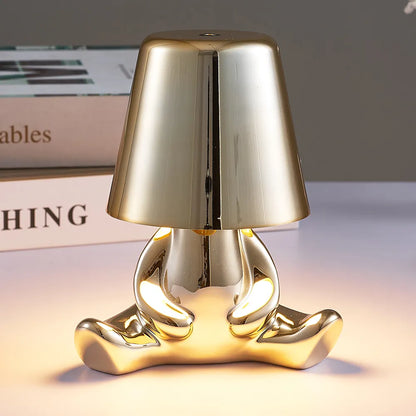 Lampe de chevet Design gold tactile