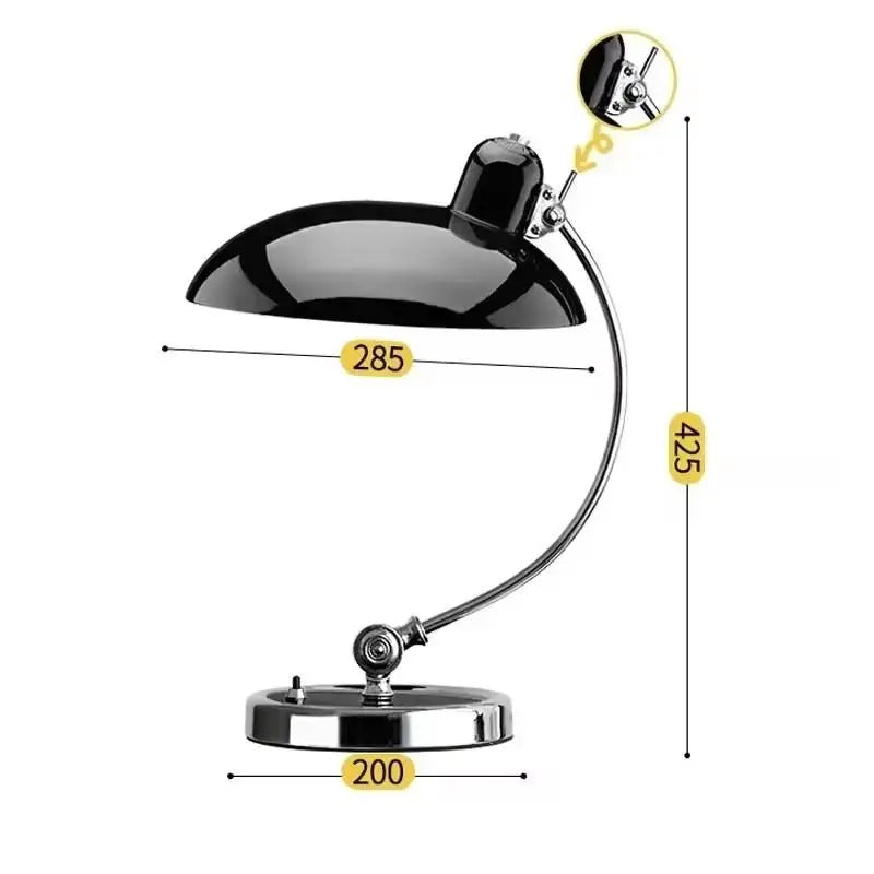 Nordic Bauhaus Adjustable Table Lamp Bedroom Study Lamps Light Luxury Desktop Eye Protection Learning Light Simple Bedside Lamp
