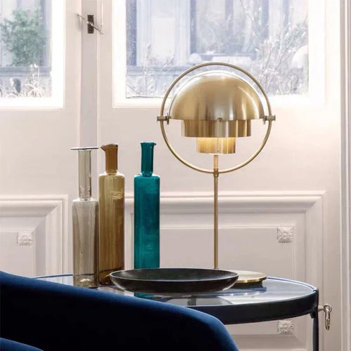 Lampe de chevet design danois en métal