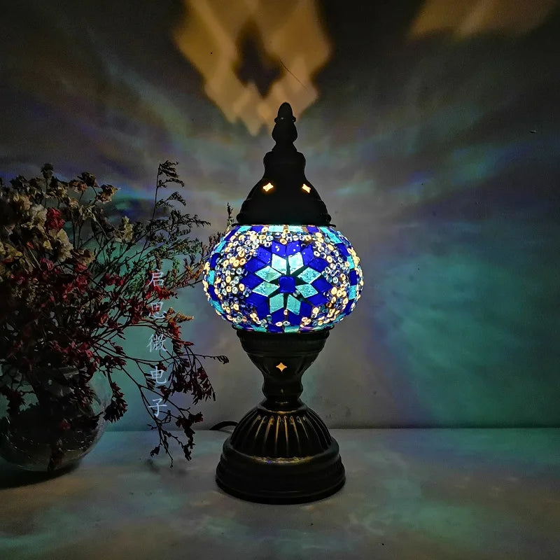 Lampe de chevet mosaique Turc