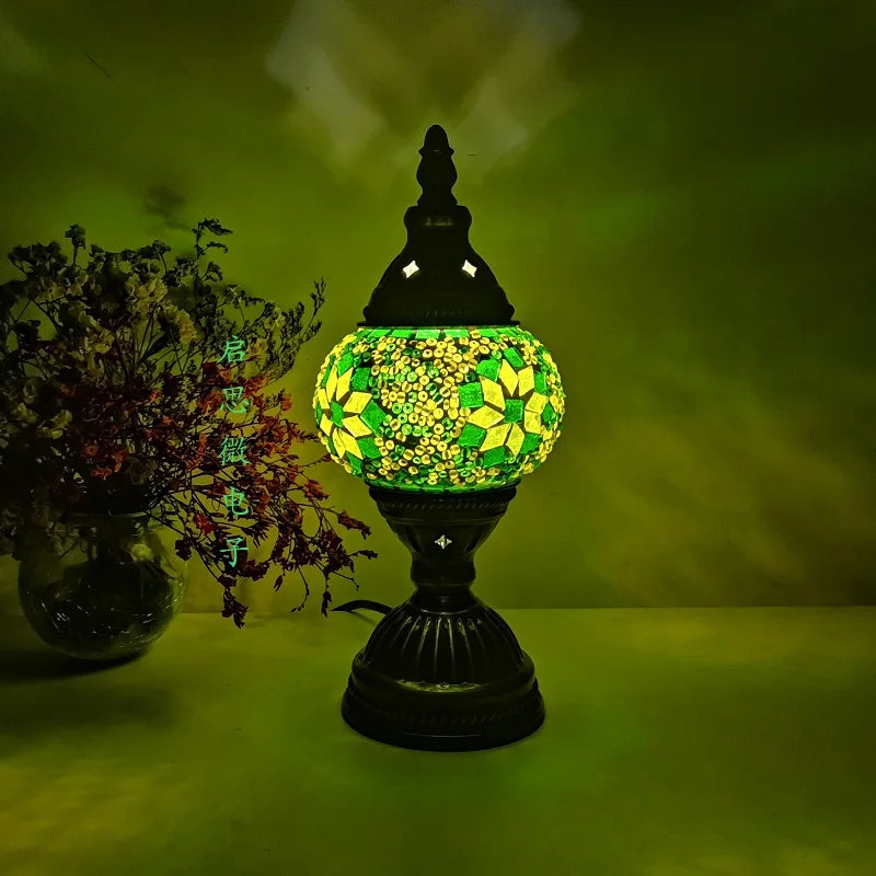 Lampe de chevet mosaique Turc