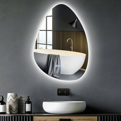 Miroir LED goutte anti-buée – Nimora