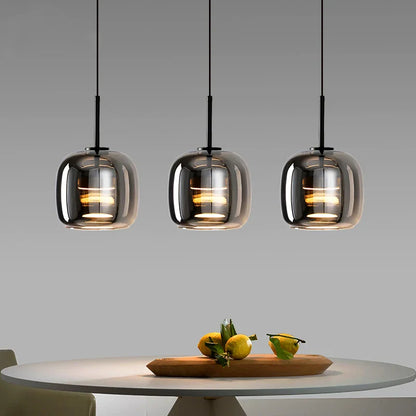Suspension en Verre Fumé – Fumora