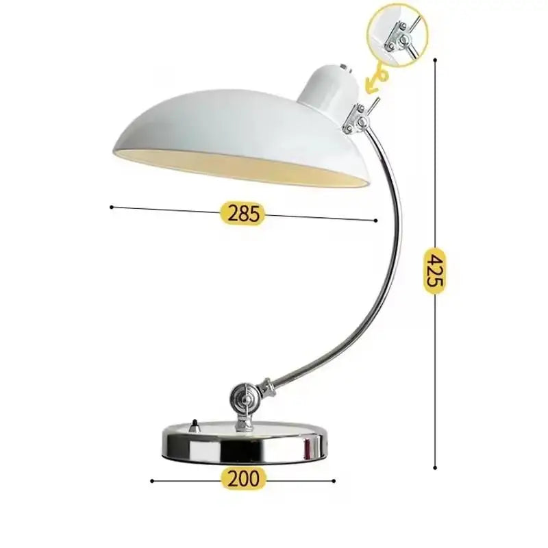 Nordic Bauhaus Adjustable Table Lamp Bedroom Study Lamps Light Luxury Desktop Eye Protection Learning Light Simple Bedside Lamp