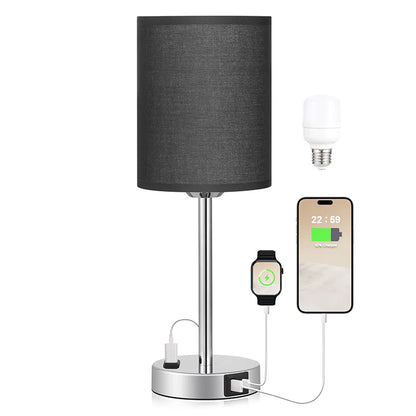 Lampe de chevet chargeur stylé