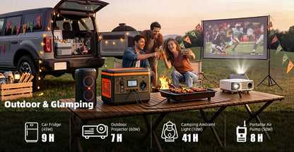 POWLAND – tragbarer Solargenerator 800W, mit AC-Steckdose, MPPT-Unterstützung, 100W Solarpanel, Lithiumbatterie für Camping im Freien