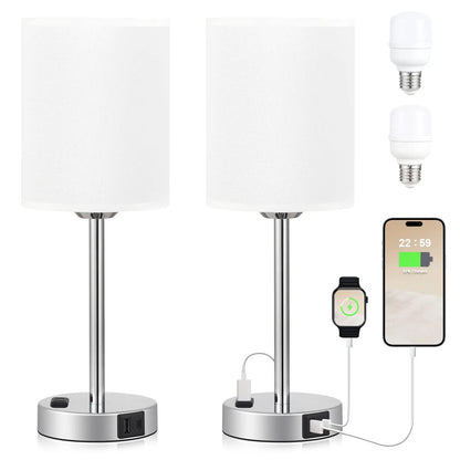 Lampe de chevet chargeur stylé