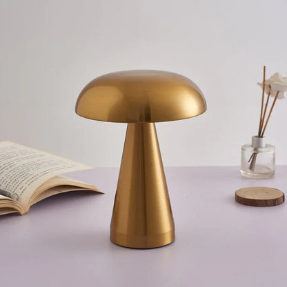 Lampe de Table Champignon Design en Métal - Fuméa