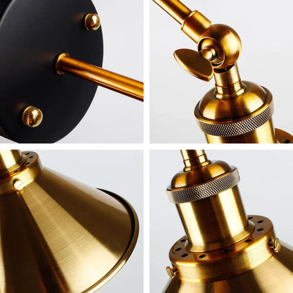 Lampe de chevet Murale Vintage Métal