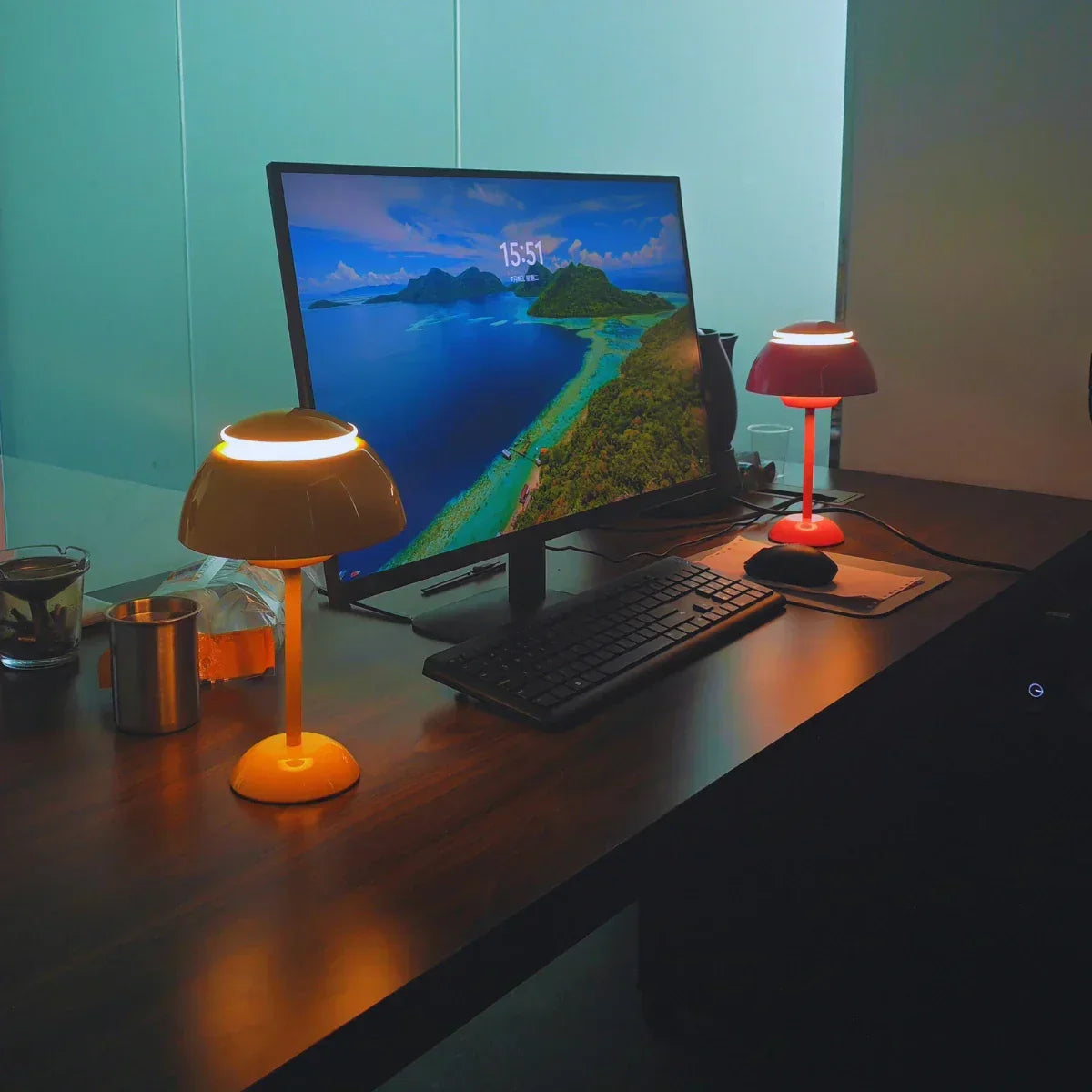 Lampe de chevet design Tactile rechargeable