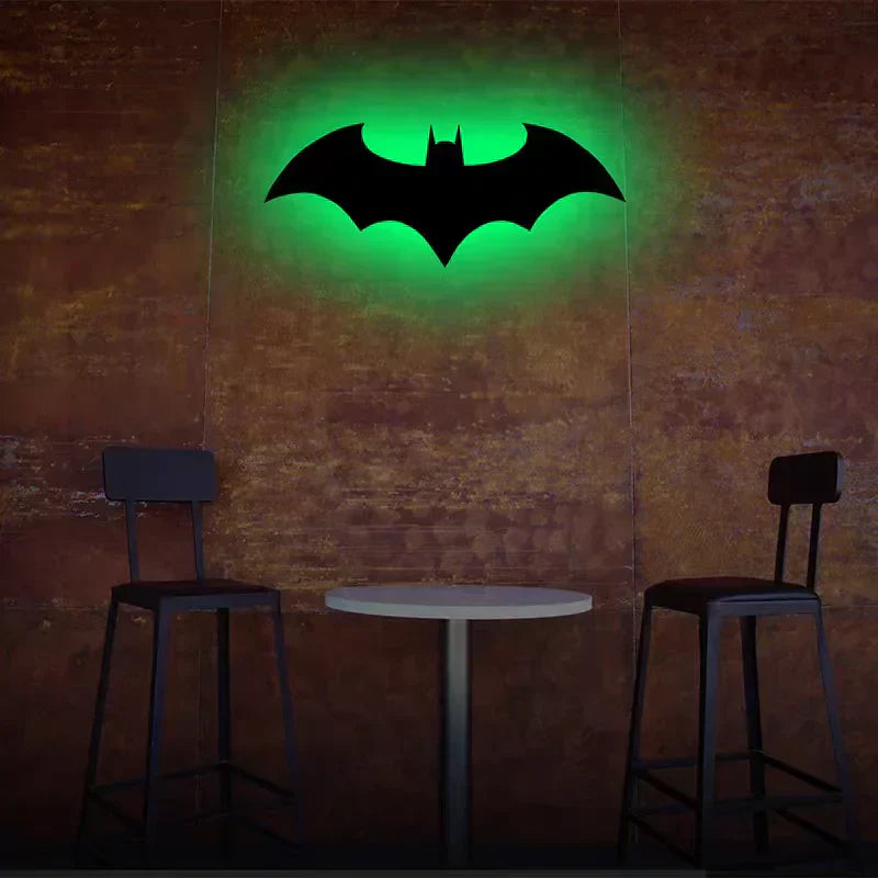 Lampe de chevet murale design Batman avec Télécomande