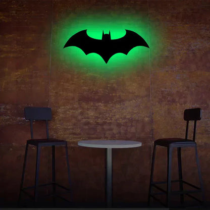 Lampe de chevet murale design Batman avec Télécomande