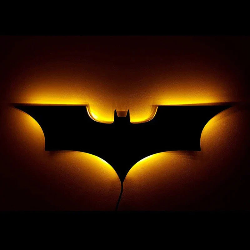 Lampe de chevet murale design Batman avec Télécomande