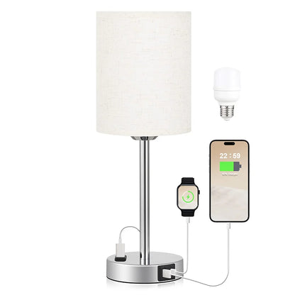 Lampe de chevet chargeur stylé
