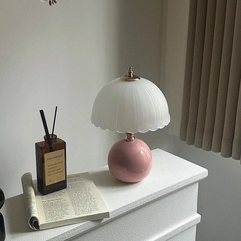 Lampe de Chevet Moderne – Tissu & Fer Forgé, Style Élégant