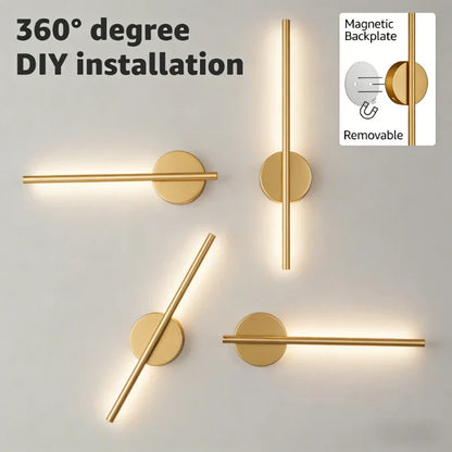 Battery Operated Wall Sconce Wireless LED Light 5v  with Remote Control USB Rechargeable Wall Lights for Bedroom Living Room