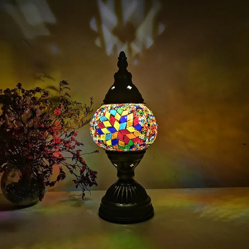 Lampe de chevet mosaique Turc