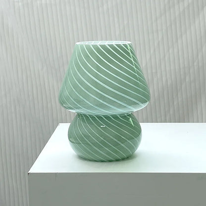 Lampe de chevet design en verre translucide