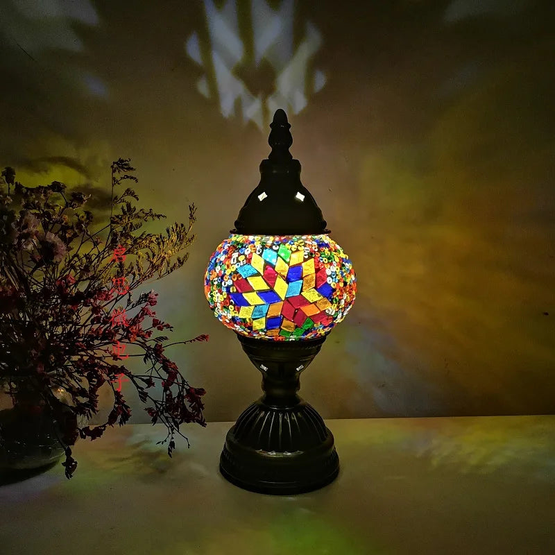 Lampe de chevet mosaique Turc