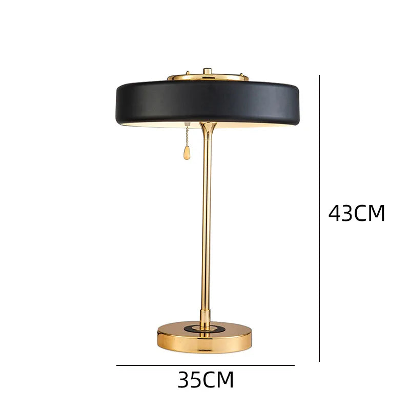Lampe de chevet design Rotative en métal simple