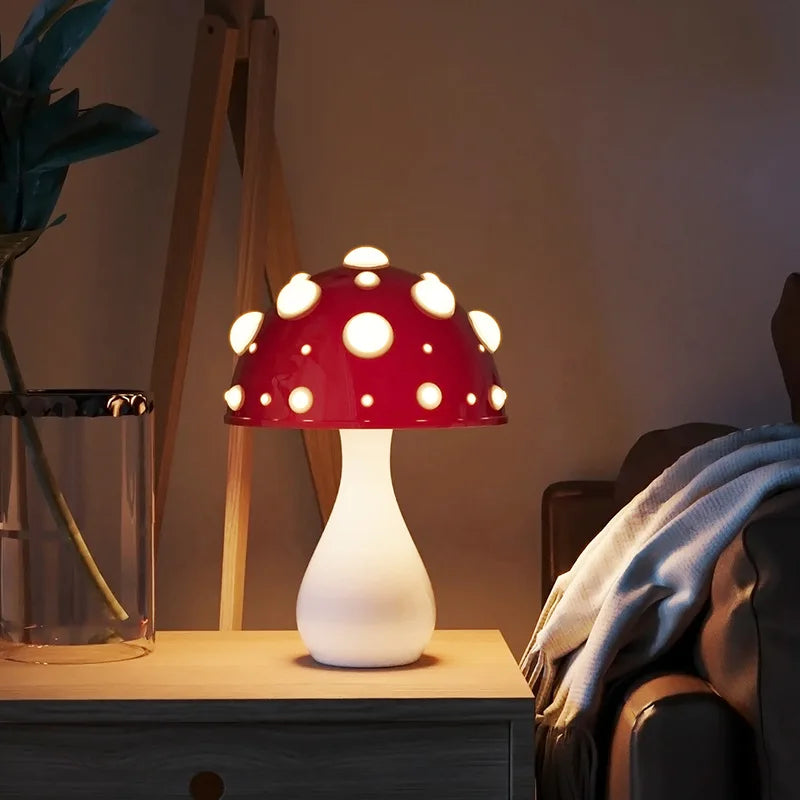 Lampe de chevet Design Champignon