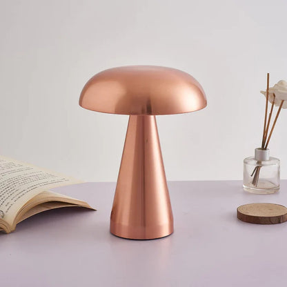 Lampe de Table Champignon Design en Métal - Fuméa
