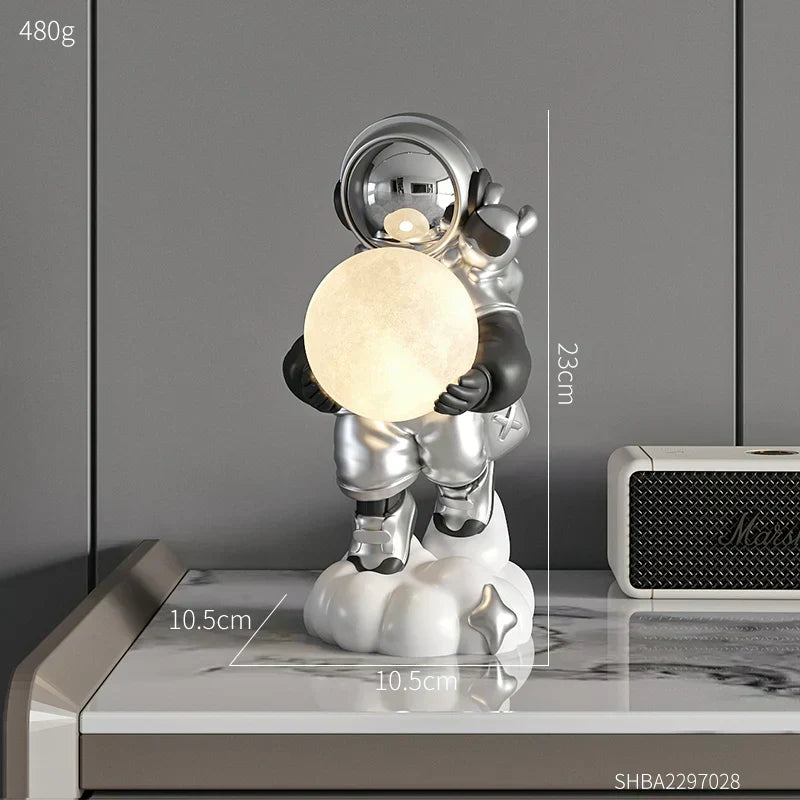 Lampe de chevet LED Astronaute design